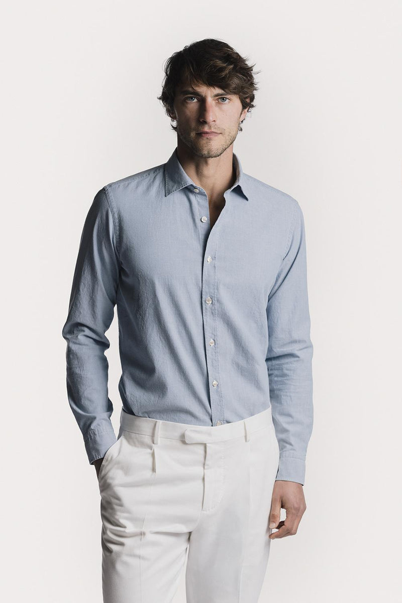 camicia Liberty chambray SHLBCHBLS6 1 Raw 