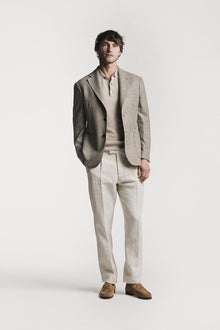 Pantalone Lawrence  raso di Lino TRPLRLCRS6 02 Raw 