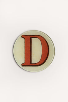 "D" <BR/>ROUND PLATE JDRPRLD 1 John Derian 