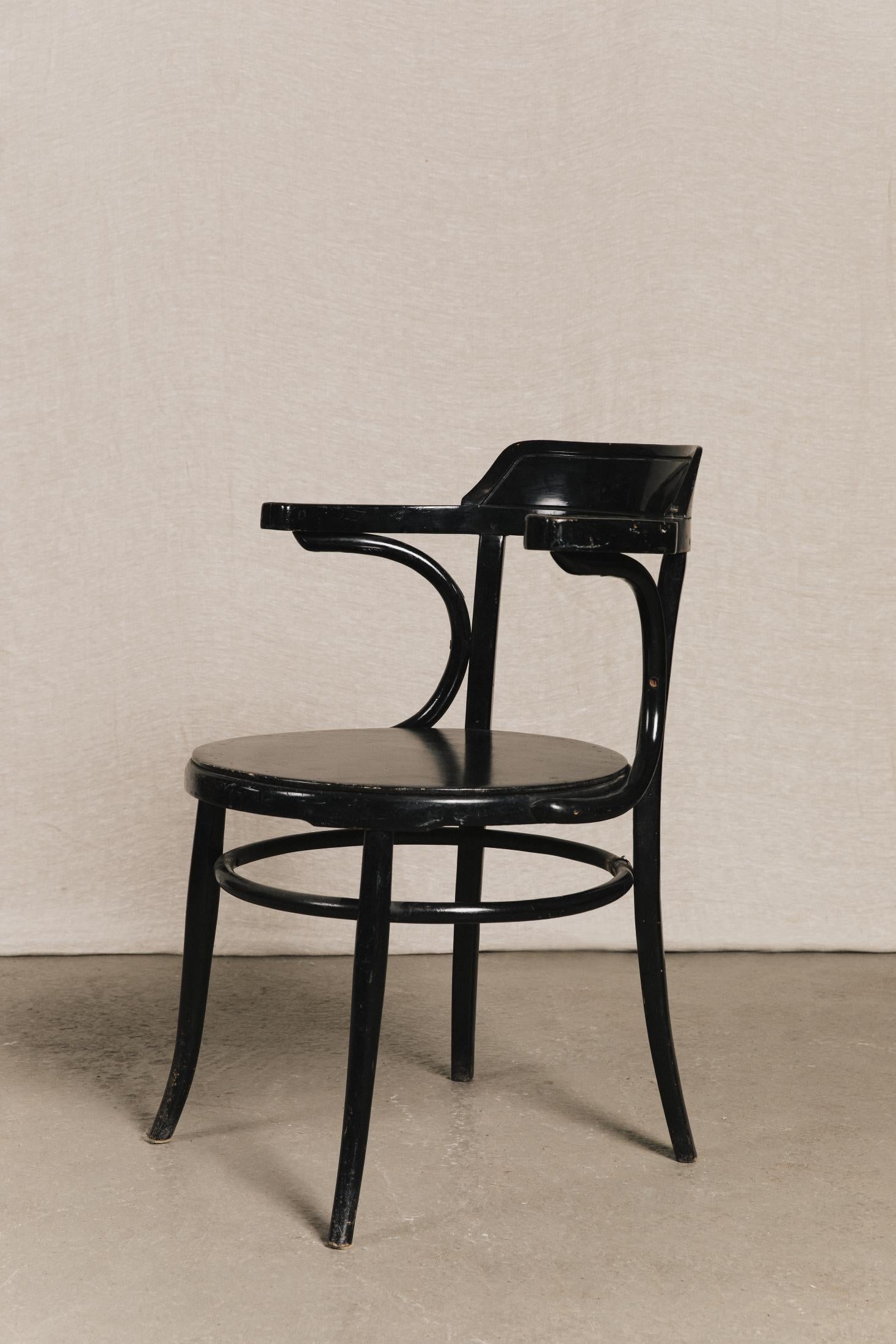 Poltroncina in legno tipo thonet<BR/> SED0158 1 Raw 