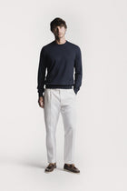 Girocollo Davis  cotone e cashmere KNCRCWBLS6 110 Raw 