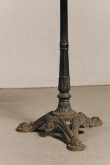 Gheridon da bistrot in ghisa e pietra<BR/> GAR1211 1 Raw 