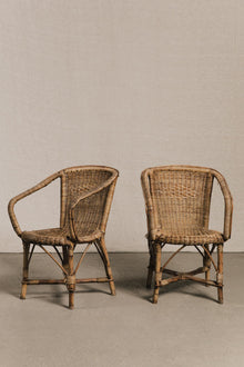 Coppia poltroncine vimini<BR/> SED0149 1 Raw 