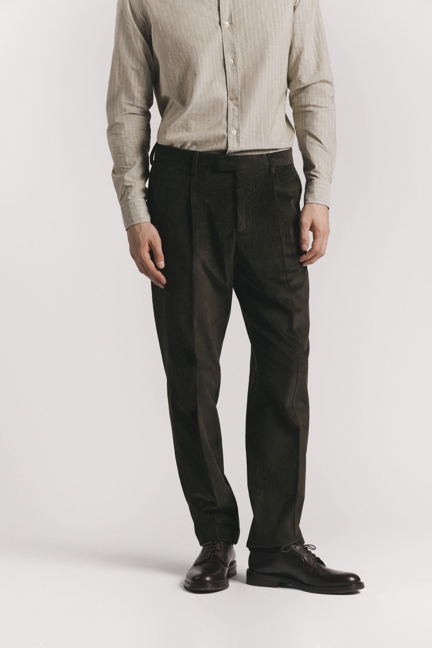 PANTALONE LAWRENCE VELLUTO A COSTE<BR/> TRPLCOMGF5 580 Raw 