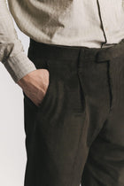 PANTALONE LAWRENCE VELLUTO A COSTE<BR/> TRPLCOMGF5 580 Raw 