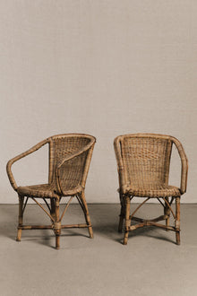 Coppia poltroncine vimini<BR/> SED0149 1 Raw 